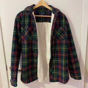 Men’s warm button down over shirt